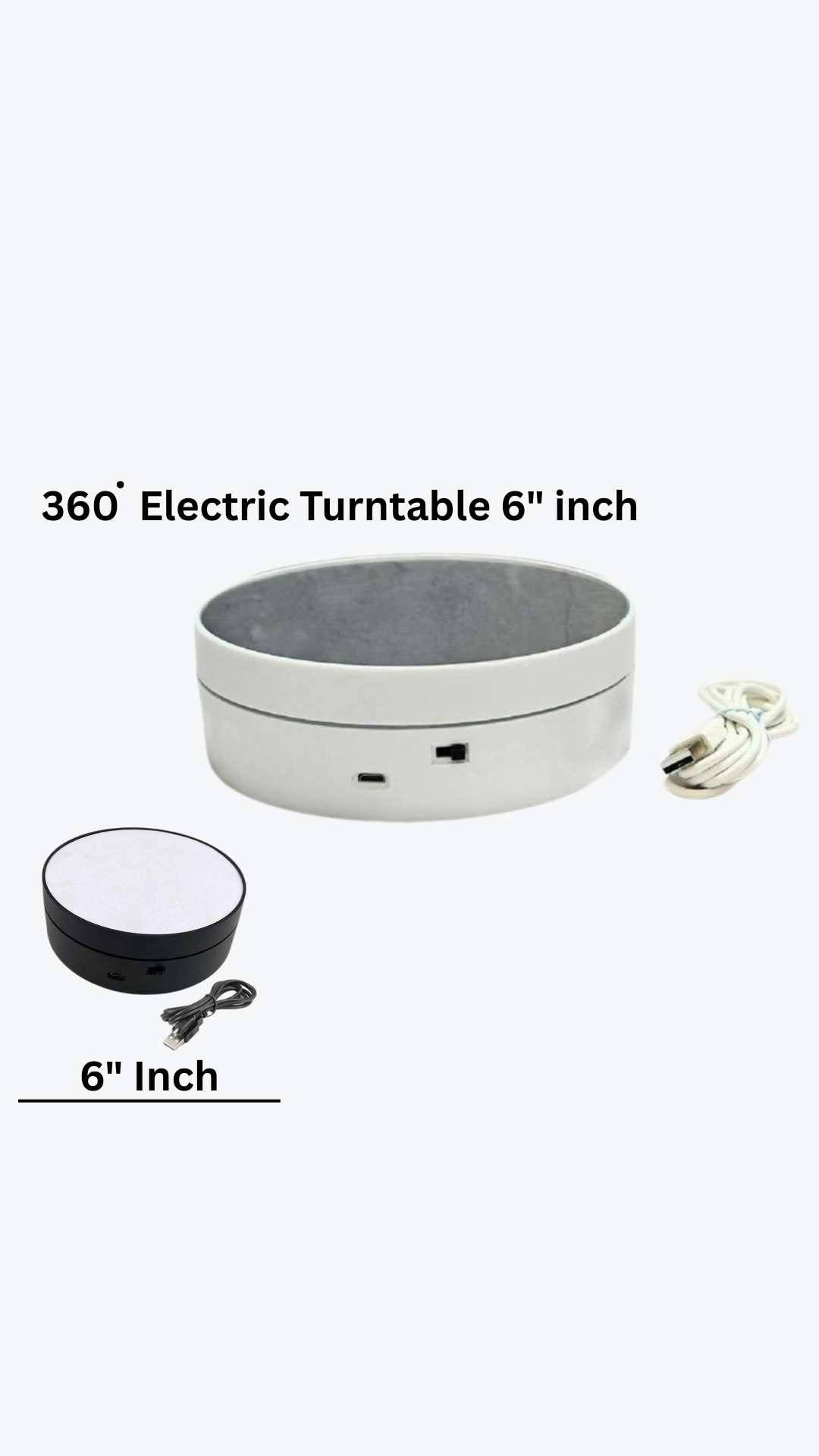 6 inch 360° Degree Electric Turntable